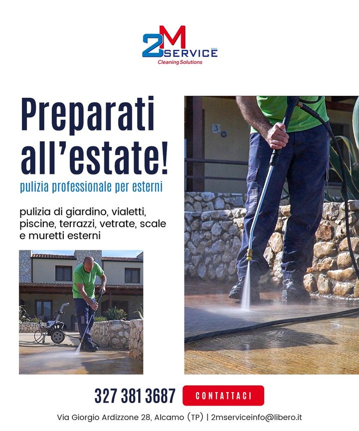 Prepara i tuoi spazi esterni all'estate ☀🌳❕

Lava i #pavimenti in